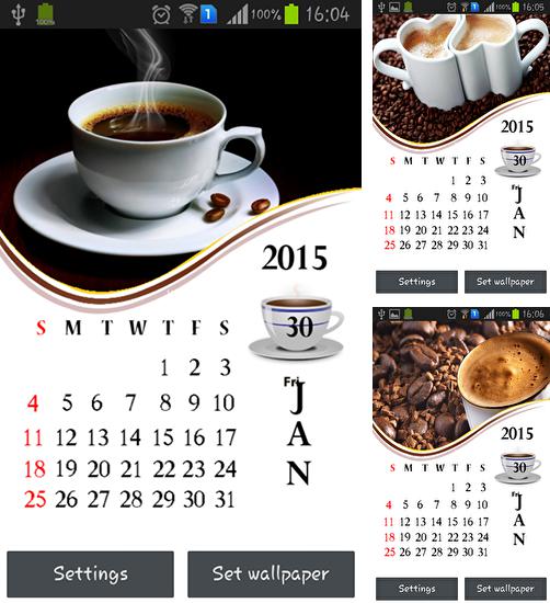 In addition to live wallpaper New Year by Pop studio for Android phones and tablets, you can also download Coffee сup for free.
