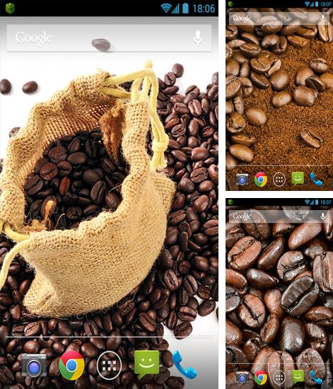 Zusätzlich zum Live Wallpaper Lustige Haustiere: Tänze und Gesang für Android Mobiltelefone und Tablets, können Sie auch Coffee, Kaffee kostenlos herunterladen.