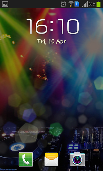 Screenshots of the Colored lights for Android tablet, phone.
