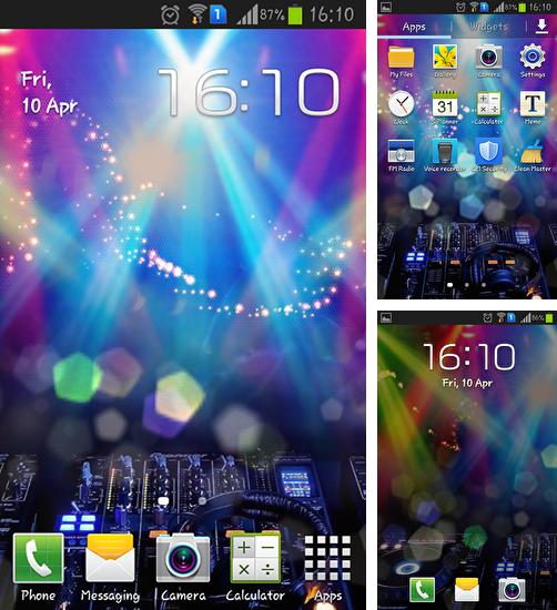 In addition to live wallpaper True water for Android phones and tablets, you can also download Colored lights for free.