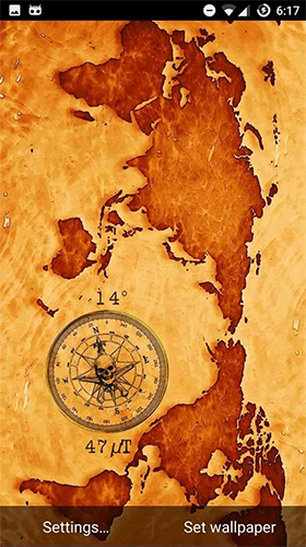 Download Compass - livewallpaper for Android. Compass apk - free download.