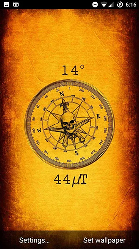 Screenshots of the Compass for Android tablet, phone.