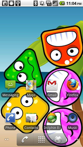 Screenshots von Crazy boppers für Android-Tablet, Smartphone.