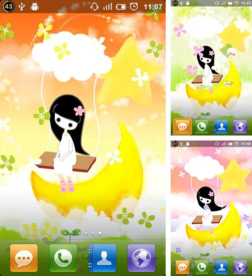 In addition to live wallpaper Pretty pink for Android phones and tablets, you can also download Crescent: Dream for free.