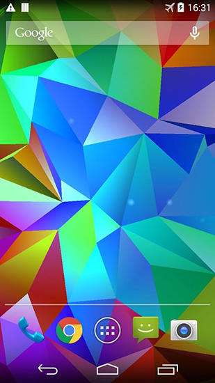 Screenshots of the Crystal 3D for Android tablet, phone.