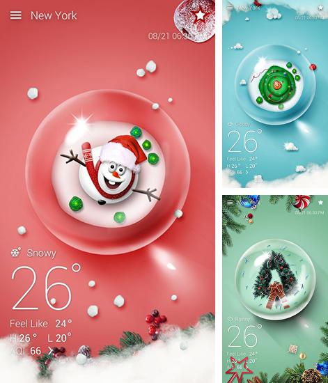 En plus du fond d'écran Cristal de neige 3D  pour téléphones et tablettes Android, vous pouvez aussi télécharger gratuitement Bonheur limpide , Crystal blessing.