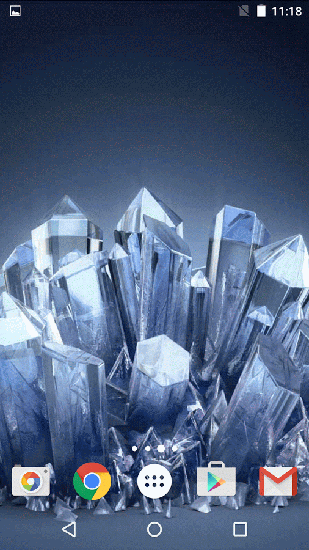 Crystals by Fun live wallpapers