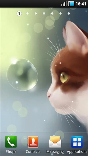 Descargar Curious Cat para Android gratis. El fondo de pantalla animados  Gato curioso en Android.