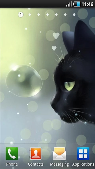 Écrans de Curious Cat pour tablette et téléphone Android.