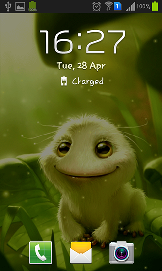 Screenshots von Cute alien für Android-Tablet, Smartphone.