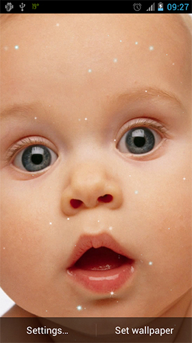 Cute baby live wallpaper for Android. Cute baby free download for tablet  and phone.