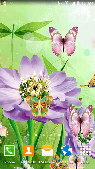 Télécharger le fond d'écran animé gratuit Papillons sympas. Obtenir la version complète app apk Android Cute butterfly pour tablette et téléphone.