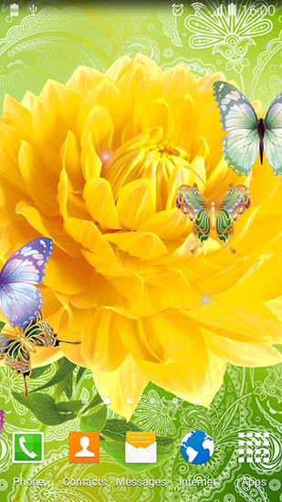 Fondos de pantalla animados a Cute butterfly para Android. Descarga gratuita fondos de pantalla animados Mariposas lindas.