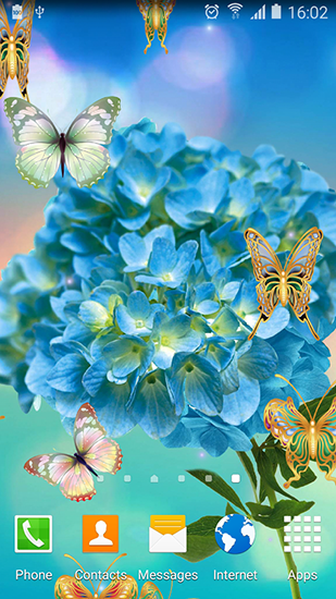 Screenshots von Cute butterfly für Android-Tablet, Smartphone.
