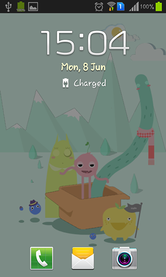 Screenshots of the Cute monsters for Android tablet, phone.