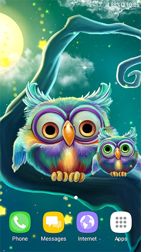 Cute Owls Fur Android Kostenlos Herunterladen Live Wallpaper Susse Eulen Fur Android