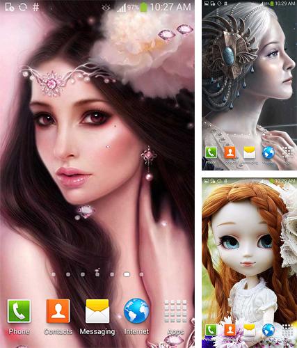 Cute princess by Lux Live Wallpapers - бесплатно скачать живые обои на Андроид телефон или планшет.