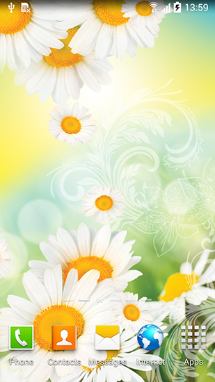 Baixe o papeis de parede animados Daisies by Live wallpapers para Android gratuitamente. Obtenha a versao completa do aplicativo apk para Android Margaridas para tablet e celular.