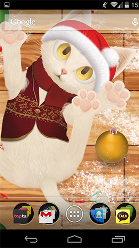 Dancing cat für Android spielen. Live Wallpaper Tanzende Katze kostenloser Download.