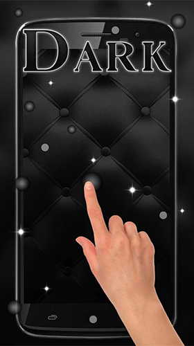 Écrans de Dark black pour tablette et téléphone Android.