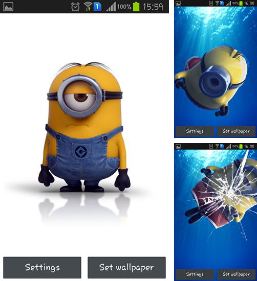 Kostenloses Android-Live Wallpaper Despicable Me 2. Vollversion der Android-apk-App Despicable me 2 für Tablets und Telefone.