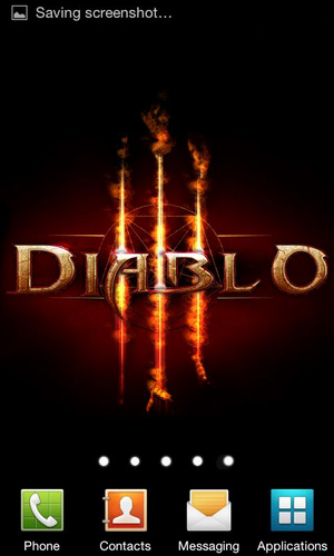 Diablo 3: Fire für Android spielen. Live Wallpaper Diablo 3: Feuer kostenloser Download.