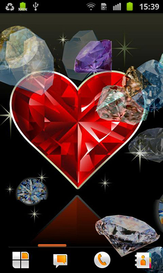 Diamond live wallpaper for Android. Diamond free download for tablet