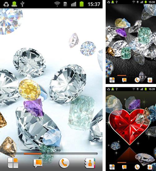 Kostenloses Android-Live Wallpaper Diamanten. Vollversion der Android-apk-App Diamond für Tablets und Telefone.