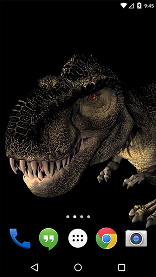 Dino T-Rex 3D - безкоштовно скачати живі шпалери на Андроїд телефон або планшет.