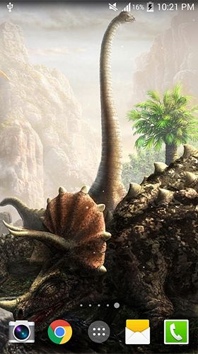 Screenshots of the Dinosaur by live wallpaper HongKong for Android tablet, phone.