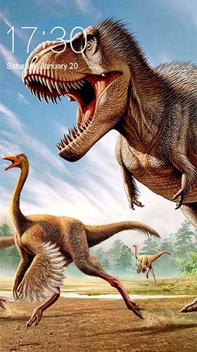 Fondos de pantalla animados a Dinosaur by Niceforapps para Android. Descarga gratuita fondos de pantalla animados Dinosaurio.