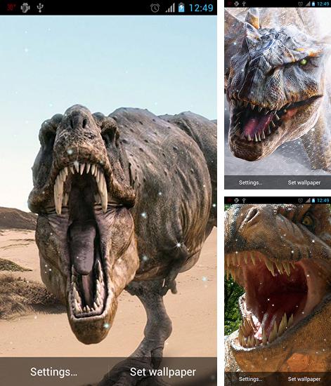 In addition to live wallpaper Fly island 3D for Android phones and tablets, you can also download Dinosaurs for free.