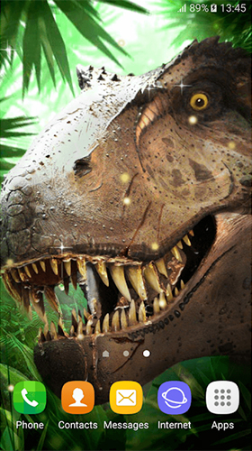 Descargar Dinosaurs by Dream World HD Live Wallpapers para Android gratis.  El fondo de pantalla animados Dinosaurios en Android.