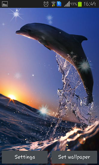 Screenshots of the Dolphins for Android tablet, phone.