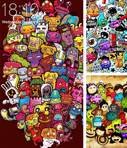 Kostenloses Android-Live Wallpaper Doodle Kunst. Vollversion der Android-apk-App Doodle art für Tablets und Telefone.