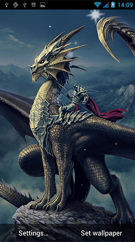 Screenshots of the Dragon by Best Live Wallpapers Free for Android tablet, phone.