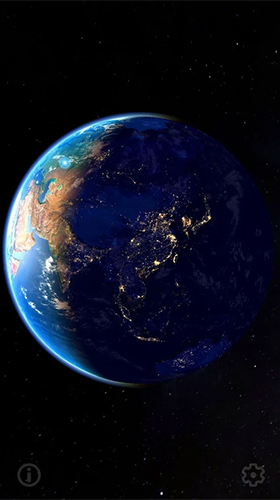 Earth and Moon 3D live wallpaper for Android. Earth and Moon 3D free  download for tablet and phone.