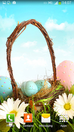 Easter - скриншоты живых обоев для Android.