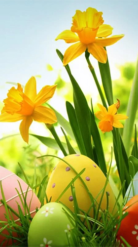 Fondos de pantalla animados a Easter by HQ Awesome Live Wallpaper para Android. Descarga gratuita fondos de pantalla animados Pascua.