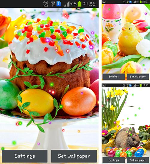 In addition to live wallpaper Spirly for Android phones and tablets, you can also download Easter Sunday for free.