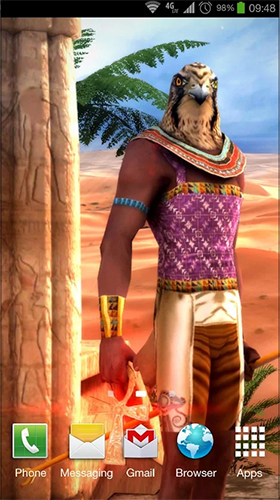 Écrans de Egypt 3D pour tablette et téléphone Android.