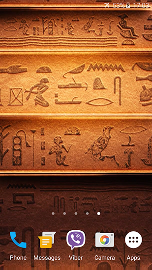 Kostenloses Android-Live Wallpaper Ägyptisches Thema. Vollversion der Android-apk-App Egyptian theme für Tablets und Telefone.