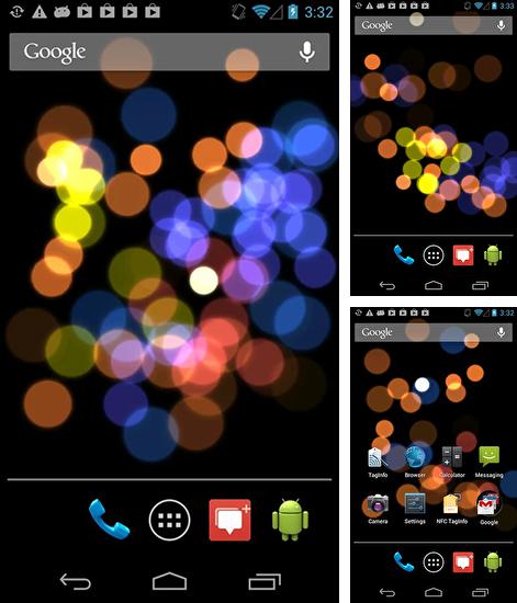 Kostenloses Android-Live Wallpaper Elektrische Blasen. Vollversion der Android-apk-App Electric bubble für Tablets und Telefone.