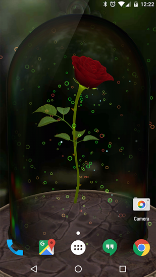 Enchanted Rose live wallpaper for