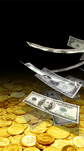Screenshots of the Falling money 3D for Android tablet, phone.