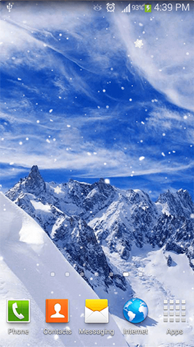 Télécharger le fond d'écran animé gratuit Neige tombante. Obtenir la version complète app apk Android Falling snow pour tablette et téléphone.