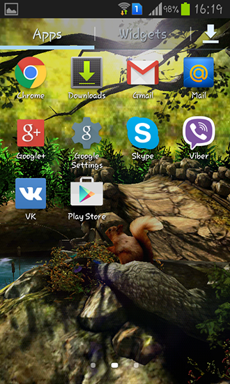 Скриншот Fantasy forest 3D. Скачать живые обои на Андроид планшеты и телефоны.