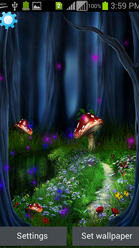 Fantasy magic touch live wallpaper for Android. Fantasy magic touch free  download for tablet and phone.