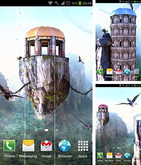 Kostenloses Android-Live Wallpaper Fantasiewelt. Vollversion der Android-apk-App Fantasy World für Tablets und Telefone.