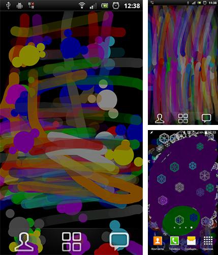 In addition to Finger paint live wallpapers for Android, you can download other free Android live wallpapers for BRAVIS NP72.